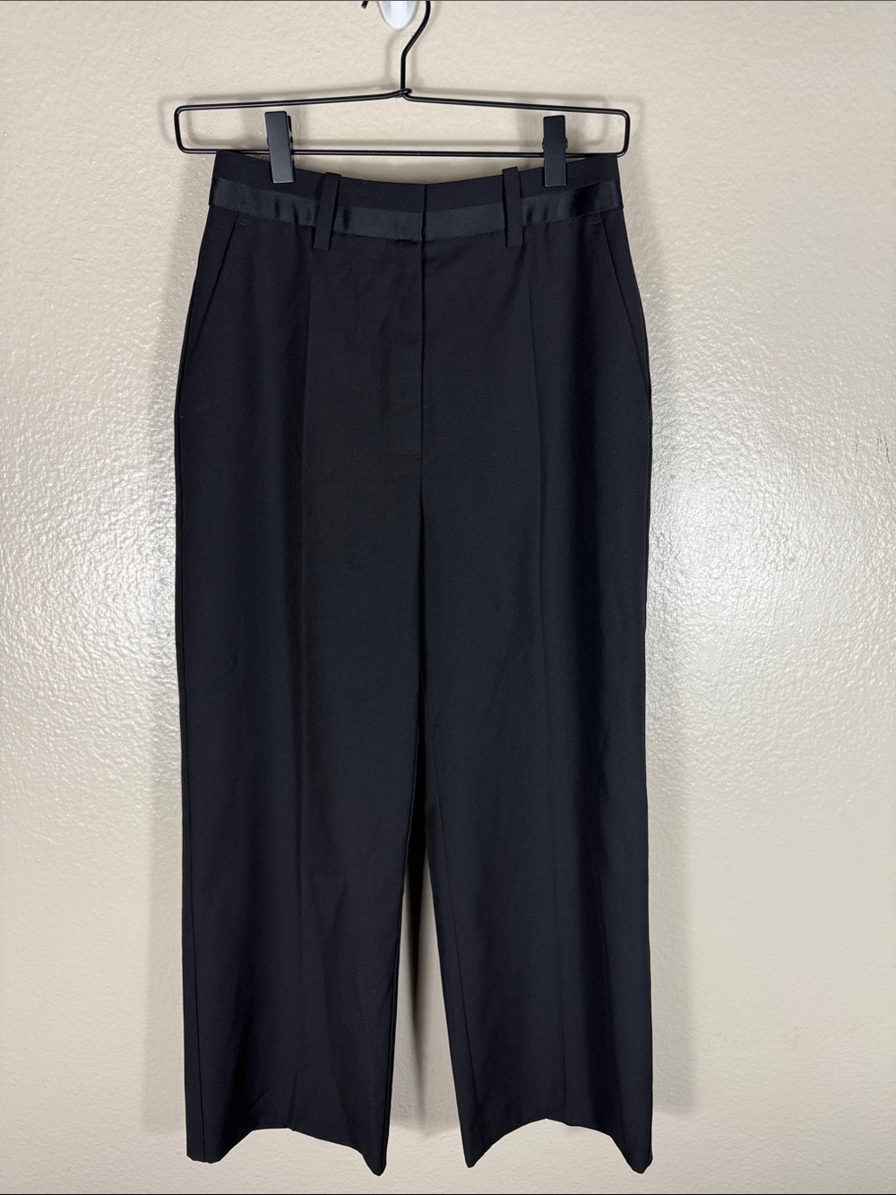 Anine Bing Louisa Tailored Trouser in Black - Picture 4 of 7